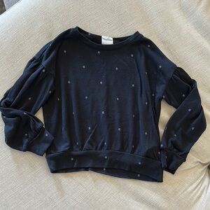 GAP KidsBlack Star Pattern Sweater